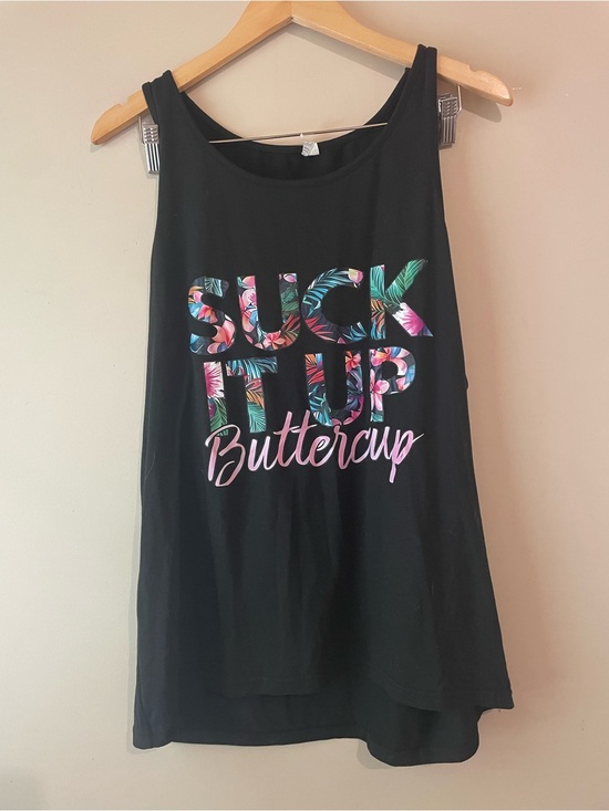 Tops - 🐱 “Suck It Buttercup” Tank Sz 1x